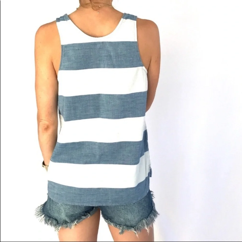 Gap 1969 Chambray Stripped top